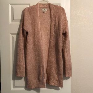 Pink Blush Shimmer Cardigan